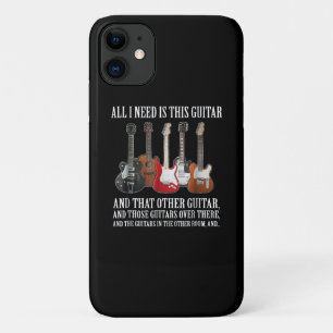 Funda Para iPhone 11 Guitarra  Todo Lo Que Necesito Es Esta Guitarra Cu