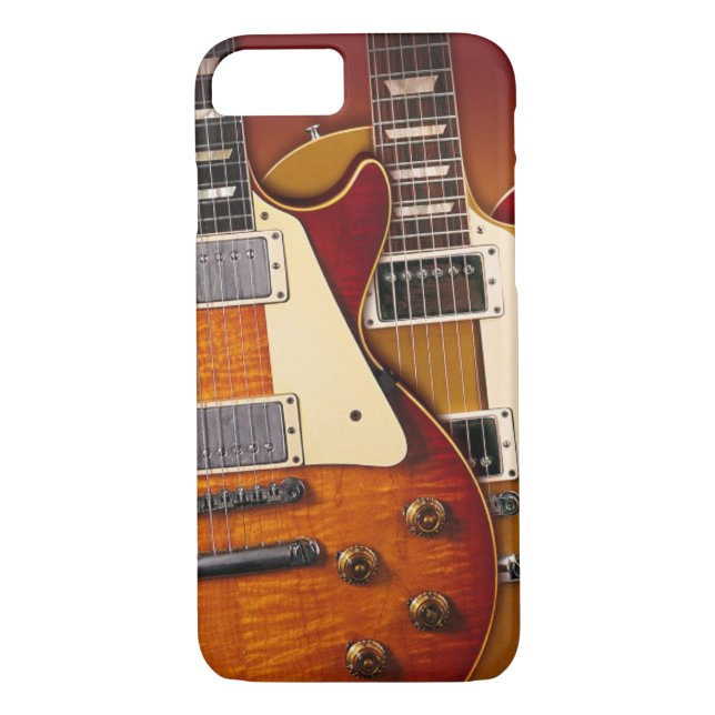 Funda De Case-Mate Para iPhone Guitarra vintage (Reverso)