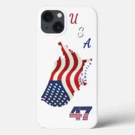 Funda Para iPhone 13 Gulf of America USA 47 Patriot