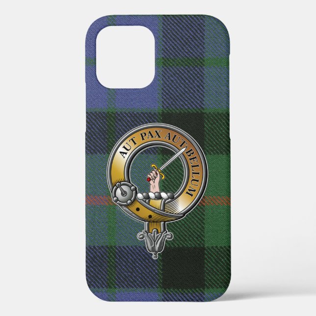 Funda De Case-Mate Para iPhone Gunn Tartan & Badge (Reverso )
