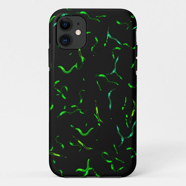 Funda De Case-Mate Para iPhone gusanos del gfp (Reverso)