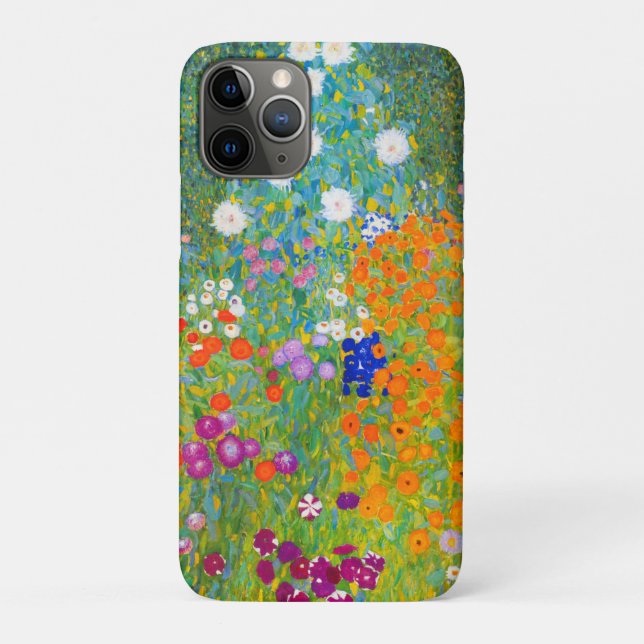 Funda De Case-Mate Para iPhone Gustav Klimt Bauerngarten Bella Artes del Jardín d (Reverso)