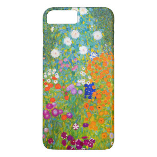 Funda Para iPhone 8 Plus/7 Plus Gustav Klimt Bauerngarten Jardín de Flores Arte Fi