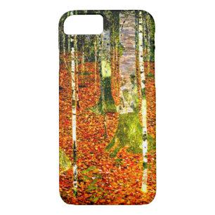 Funda Para iPhone 8/7 Gustav Klimt Birch Trees