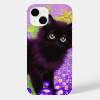 Gustav Klimt Black Kitten