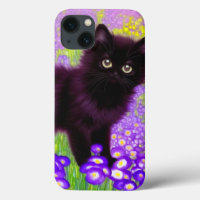 Gustav Klimt Black Kitten