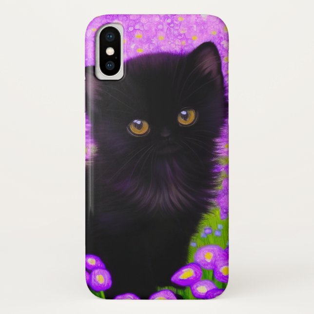 Funda De Case-Mate Para iPhone Gustav Klimt Cat (Reverso)