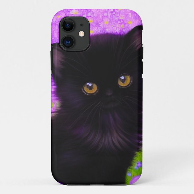 Funda De Case-Mate Para iPhone Gustav Klimt Cat (Reverso)
