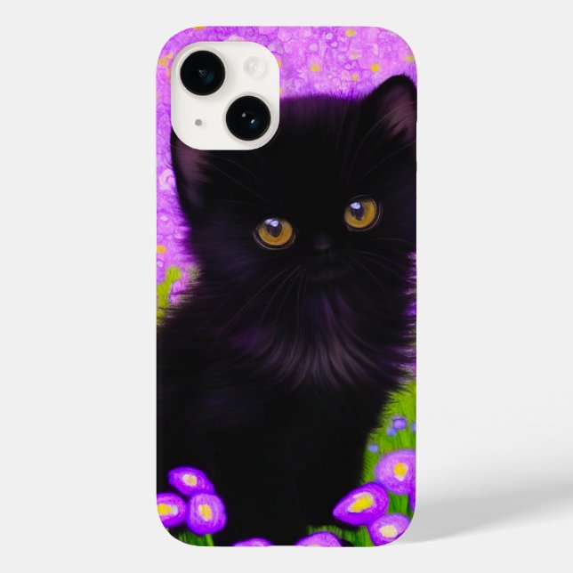 Funda De Case-Mate Para iPhone Gustav Klimt Cat (Reverso )