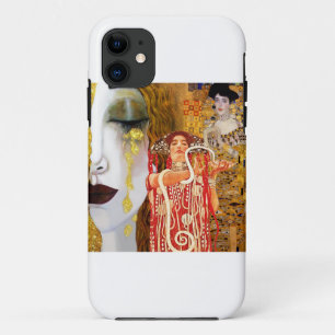 Funda Para iPhone 11 Gustav Klimt, cuadros Collage, arte combinado