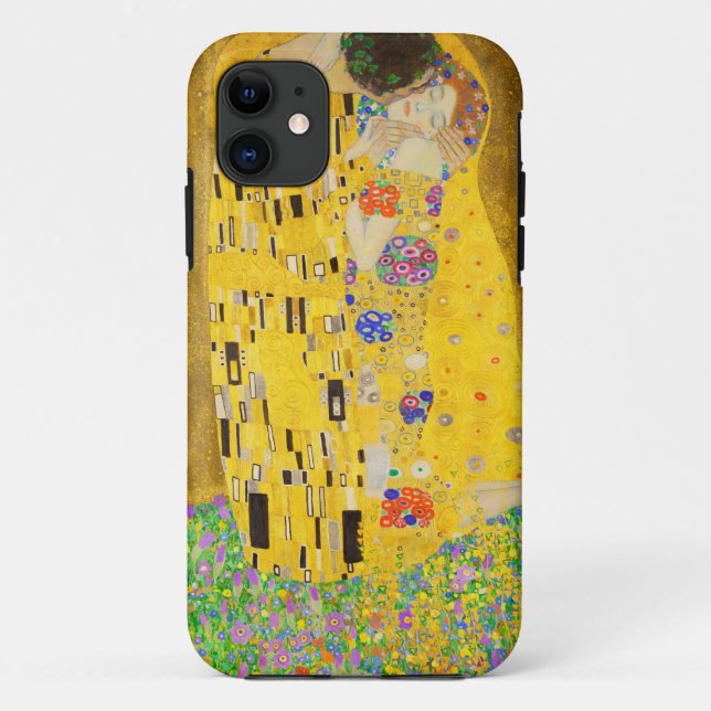 Funda De Case-Mate Para iPhone Gustav Klimt El Bella Artes Kiss (Reverso)