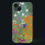 Funda Para iPhone 13 Gustav Klimt Flor Jardín Naturaleza<br><div class="desc">Un bonito cuadro del jardín,  un cuadro clásico de Gustav Klimt,  llamado Cottage Garden,  o Bauergarten,  1907,  que se encuentra cerca de un jardín de flores,  un cuadro de flores de colores.</div>