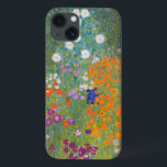 Funda Para iPhone 13 Gustav Klimt Flor Jardín Naturaleza<br><div class="desc">Un bonito cuadro del jardín,  un cuadro clásico de Gustav Klimt,  llamado Cottage Garden,  o Bauergarten,  1907,  que se encuentra cerca de un jardín de flores,  un cuadro de flores de colores.</div>