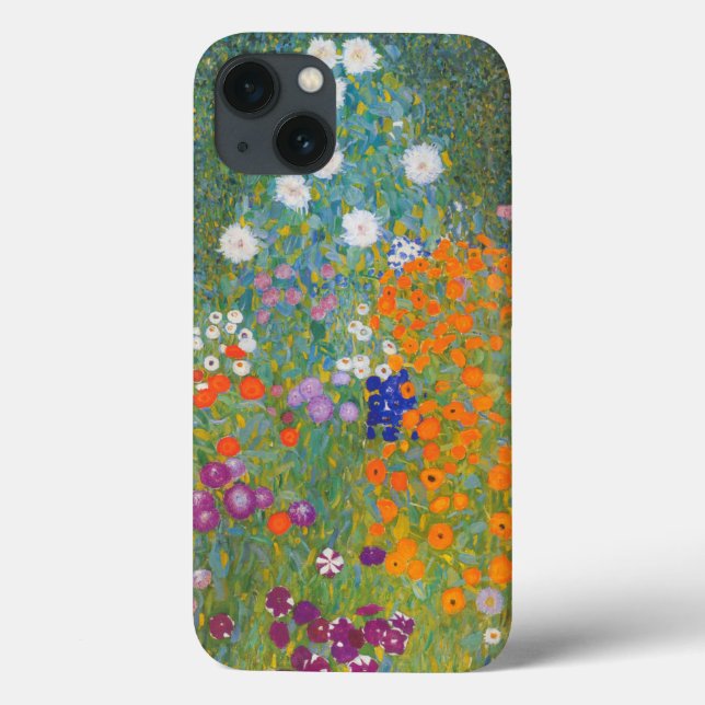 Funda De Case-Mate Para iPhone Gustav Klimt Flor Jardín Naturaleza (Reverso)