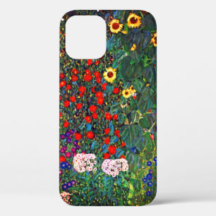 Funda Para iPhone 12 Gustav Klimt Flower Garden