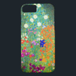 Funda Para iPhone 8/7 Gustav Klimt Flower Garden<br><div class="desc">Estuche para iPhone con el jardín de flores de pintura al óleo de Gustav Klimt (1906). Un bonito jardín de flores moradas,  rojas,  blancas,  azules y naranjas. Un gran regalo para los amantes del arte Art Nouveau y austriaco.</div>