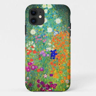 Funda Para iPhone 11 Gustav Klimt Flower Garden