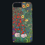 Funda Para iPhone 8/7 Gustav Klimt Flower Garden<br><div class="desc">Estuche para iPhone con el jardín de la granja petrolera de Gustav Klimt con girasoles (1907). Un bonito jardín de girasoles y exquisitos flores azules,  rojas,  violetas,  rosas y blancas. Un gran regalo para los amantes del arte Art Nouveau y austriaco.</div>