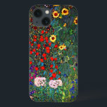 Funda Para iPhone 13 Gustav Klimt Flower Garden<br><div class="desc">Estuche para iPhone con el jardín de la granja petrolera de Gustav Klimt con girasoles (1907). Un bonito jardín de girasoles y exquisitos flores azules,  rojas,  violetas,  rosas y blancas. Un gran regalo para los amantes del arte Art Nouveau y austriaco.</div>