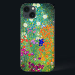 Funda Para iPhone 13 Gustav Klimt Flower Garden<br><div class="desc">Estuche para iPhone con el jardín de flores de pintura al óleo de Gustav Klimt (1906). Un bonito jardín de flores moradas,  rojas,  blancas,  azules y naranjas. Un gran regalo para los amantes del arte Art Nouveau y austriaco.</div>