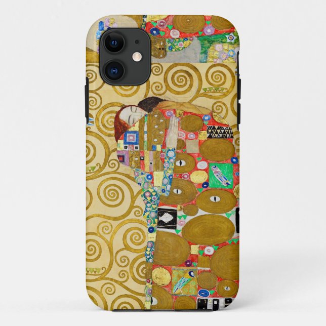 Funda De Case-Mate Para iPhone Gustav Klimt Fulfillment Nouveau Couple (Reverso)