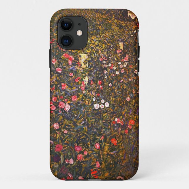 Funda De Case-Mate Para iPhone Gustav Klimt // Italenische Gartenlandschaft (Reverso)