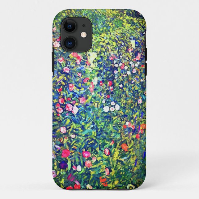 Funda De Case-Mate Para iPhone Gustav Klimt Italian Garden (Reverso)