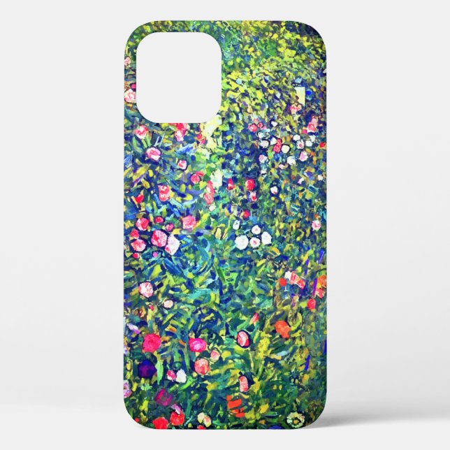 Funda De Case-Mate Para iPhone Gustav Klimt Italian Garden (Reverso )