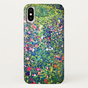 Funda Para iPhone X Gustav Klimt Italian Garden