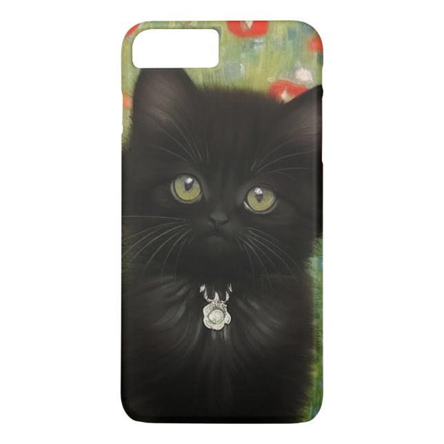 Funda De Case-Mate Para iPhone Gustav Klimt Kitten (Reverso)