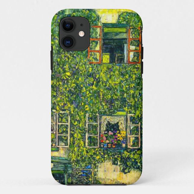 Funda De Case-Mate Para iPhone Gustav Klimt La Casa de la Guardia (Reverso)