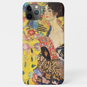 Funda Para iPhone 11 Pro Max Gustav Klimt Lady Con Ventilador