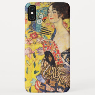 Funda Para iPhone XS Max Gustav Klimt Lady Con Ventilador
