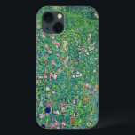 Funda Para iPhone 13 Gustav Klimt - Paisaje de los jardines italianos<br><div class="desc">Paisaje Jardín Italiano / Paisaje Horticultural Italiano - Gustav Klimt,  Petróleo en Lienzo,  1913</div>