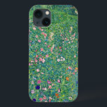 Funda Para iPhone 13 Gustav Klimt - Paisaje de los jardines italianos<br><div class="desc">Paisaje Jardín Italiano / Paisaje Horticultural Italiano - Gustav Klimt,  Petróleo en Lienzo,  1913</div>