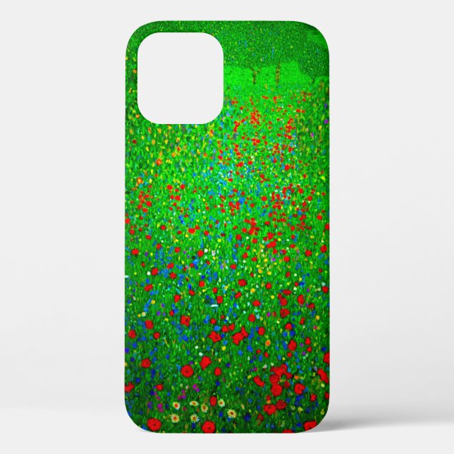 Funda De Case-Mate Para iPhone Gustav Klimt Poppy Field (Reverso )