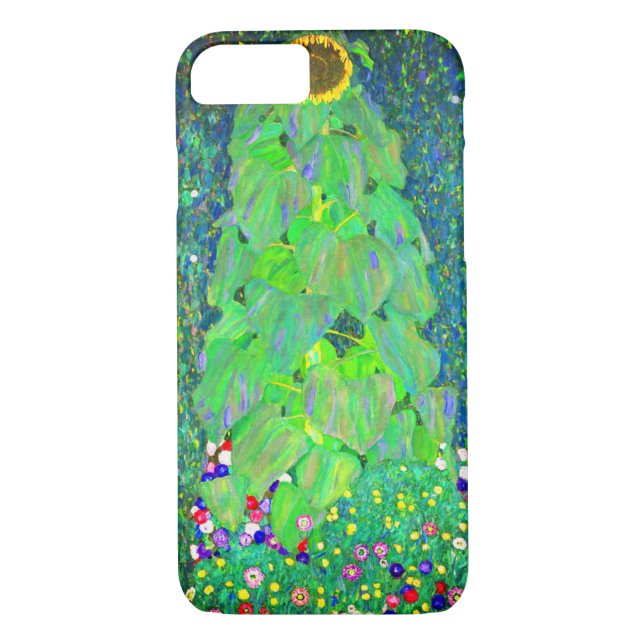 Funda De Case-Mate Para iPhone Gustav Klimt Sunflower (Reverso)