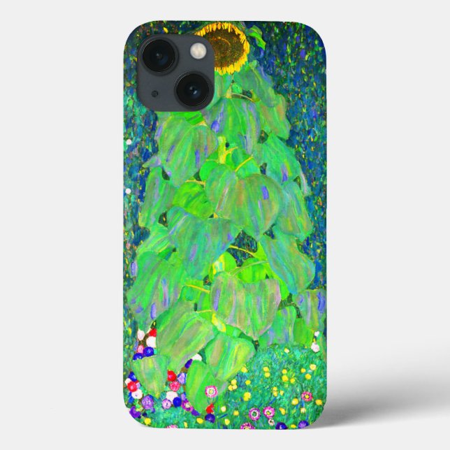 Funda De Case-Mate Para iPhone  Gustav Klimt Sunflower (Reverso)