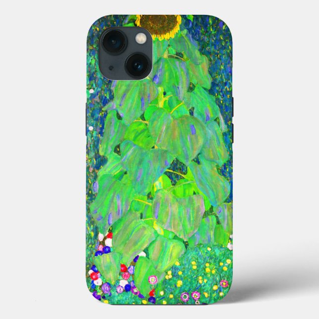Funda De Case-Mate Para iPhone  Gustav Klimt Sunflower (Reverso )