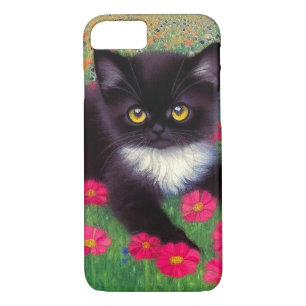 Funda Para iPhone 8/7 Gustav Klimt Tuxedo Cat