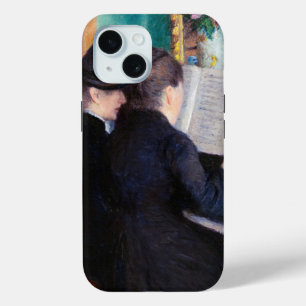 Funda Para iPhone 15 Gustave Caillebotte - La lección del piano