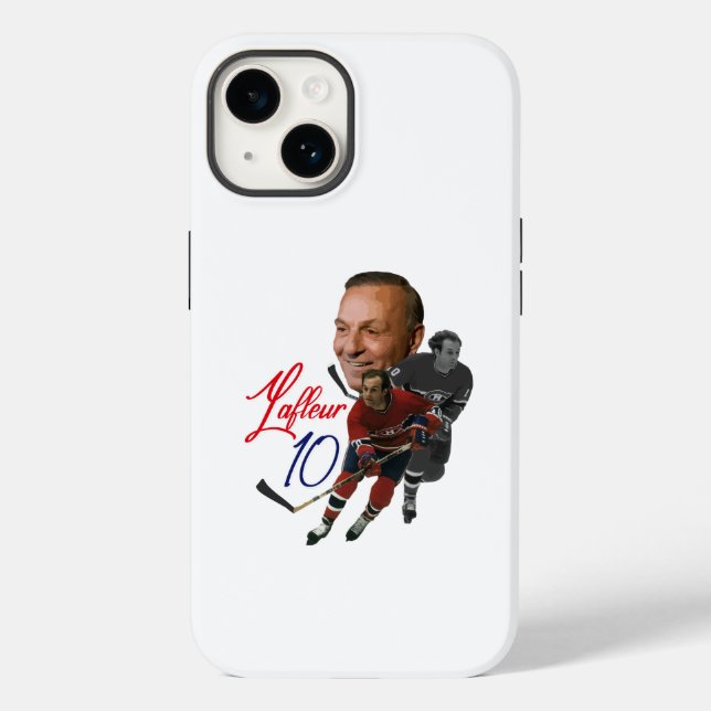 Funda De Case-Mate Para iPhone Guy Lafleur, leyenda del hockey sobre hielo (Reverso )