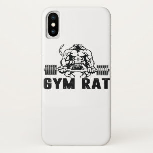 Funda Para iPhone X Gym Rat