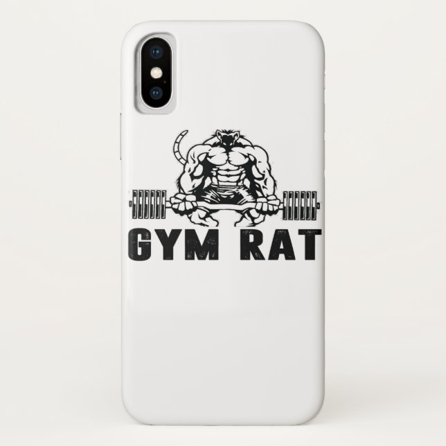 Funda De Case-Mate Para iPhone Gym Rat (Reverso)