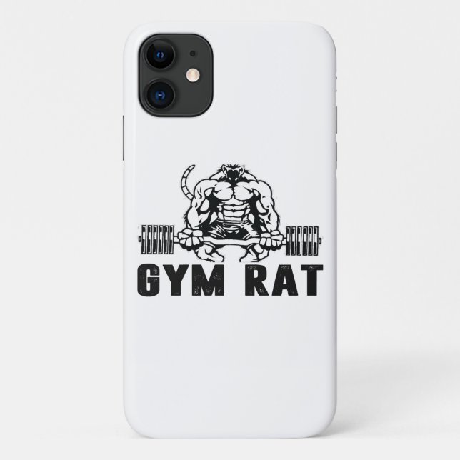 Funda De Case-Mate Para iPhone Gym Rat (Reverso)