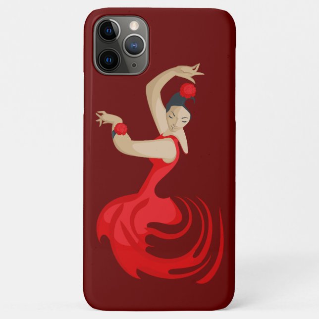 Funda De Case-Mate Para iPhone Gypsy Flamenco Dancer (Reverso)