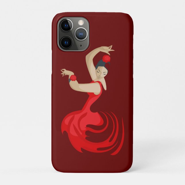 Funda De Case-Mate Para iPhone Gypsy Flamenco Dancer (Reverso)