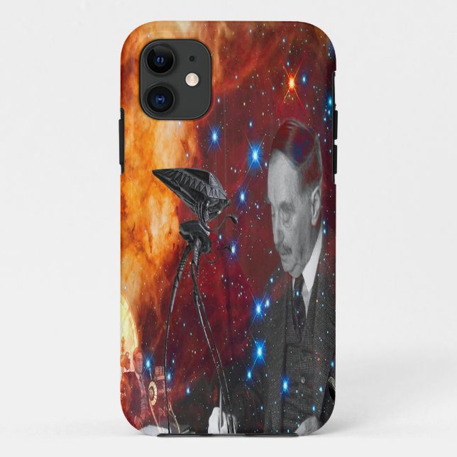 Funda De Case-Mate Para iPhone H.G.Wells Ciencia Ficción (Reverso)