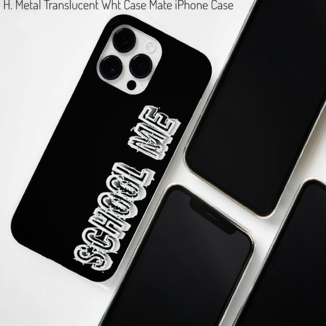 Funda De Case-Mate Para iPhone H. Translucent-Wht Metalizado (Subido por el creador)