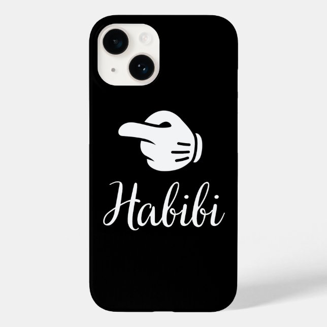 Funda De Case-Mate Para iPhone Habibi y Habibi Funda-Mate de la pareja árabe (Reverso )